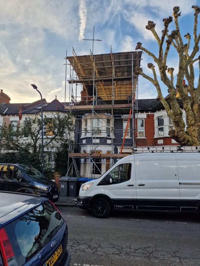 Refurbishment in Hartland Road NW6